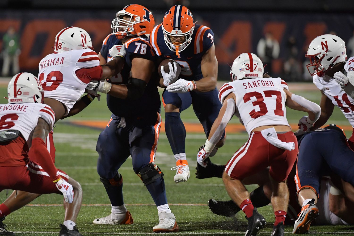 NU vs. Illinois 2023 - Kaden Feagin